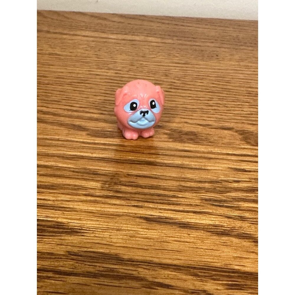 Squinkies pink and purple bulldog dog puppy